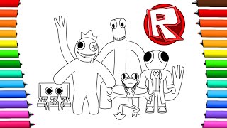 Roblox Rainbow Friends Coloring  Pages \ Color Roblox Doors \ Tobu - Lost [NCS10 Release]