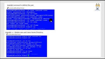 1 CentOS 7 - Local User Accounts Creating, Deleting and Modification