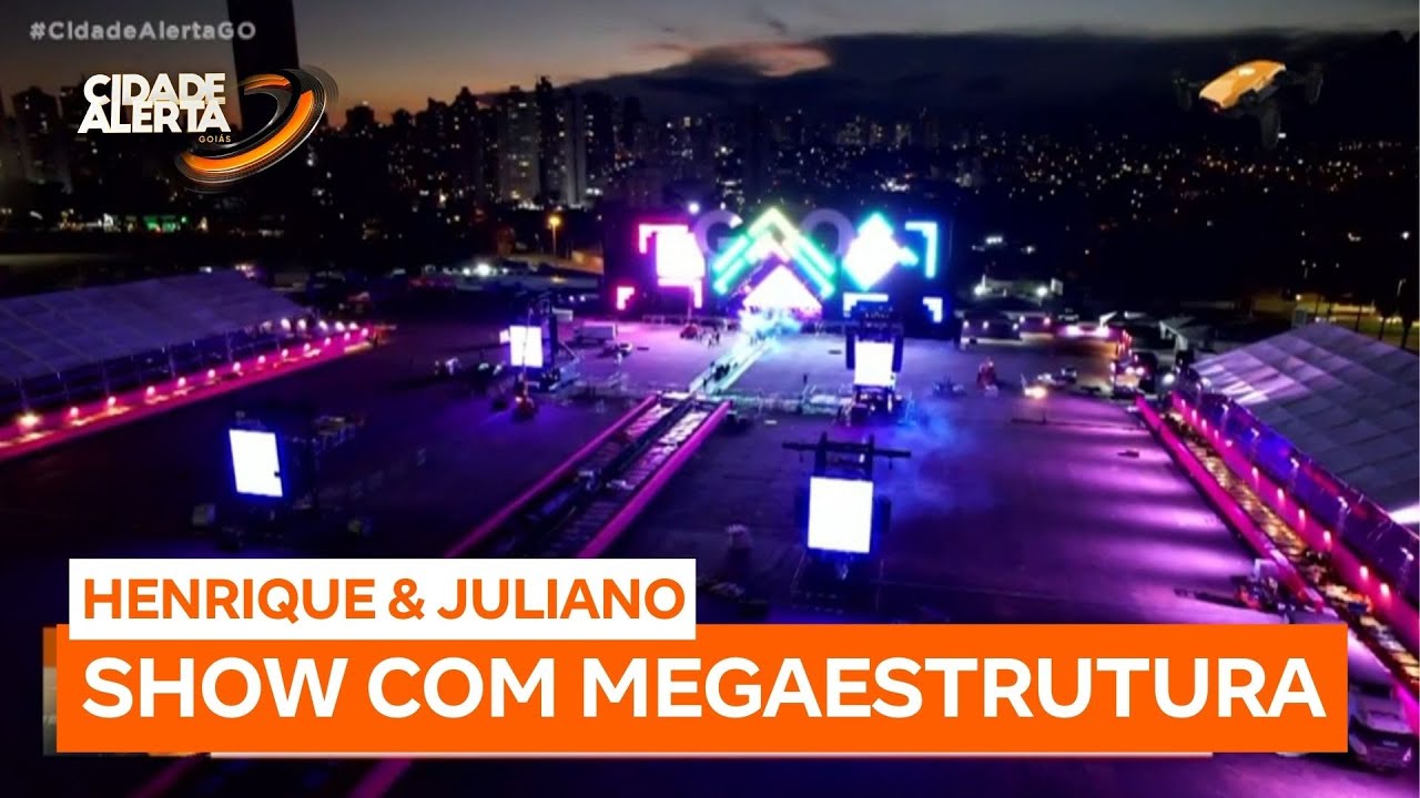 Show de Henrique & Juliano terá megaestrutura no Estádio Serra Dourada