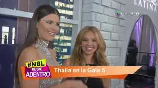 Thalia en Nuestra Belleza Latina - Lo que no viste de la visita de Thalía (01.03.2015)