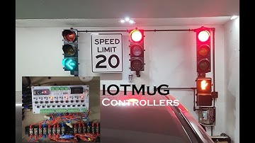 Replicated City Traffic Lights with Arduino PLC: 10-Channel Controller plus 4 Pedestrian Buttons
