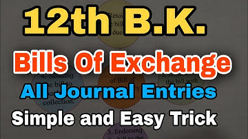BIls of Exchange Of All Journal Entries in Just 20 Minutes || With Best Trick || Atul Sir