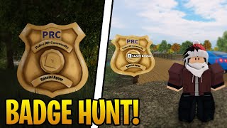 Er Lc Police Badge Hunt Full Guide Liberty County Update Roblox Youtube - police badge roblox