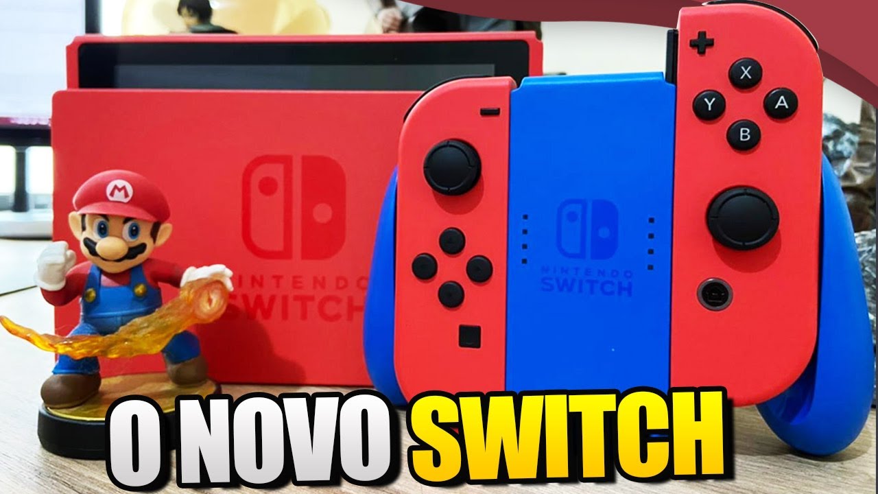 Consola NINTENDO SWITCH 1.1 Edicion Especial Mario Red/Blu