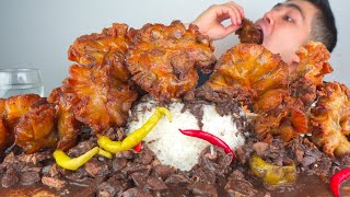 MASSIVE CRISPY CHICHARON BULAK2X DINUGUAN LAMANG LOOB| SABOG BATOK HUNGRY VOHN| MUKBANG PHILIPPINES|