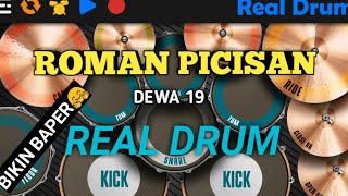 ROMAN PICISAN DEWA 19!!!COVER REAL DRUM ANDROID!! Romantissss screenshot 2