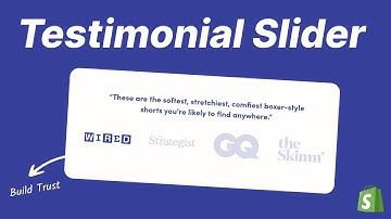 How To Add Testimonial Slider to Shopify | No App Required