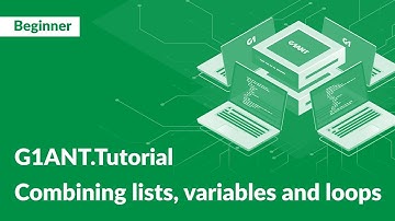 G1ANT Tutorial 18: A Loop for Each List | Automate Batch Processing with G1ANT RPA