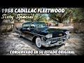 El carro preferido de los millonarios en los años 50. 1958 Cadillac Fleetwood Sixty Special.