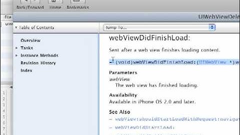 iPhone/iPad SDK - UIWebView part 1