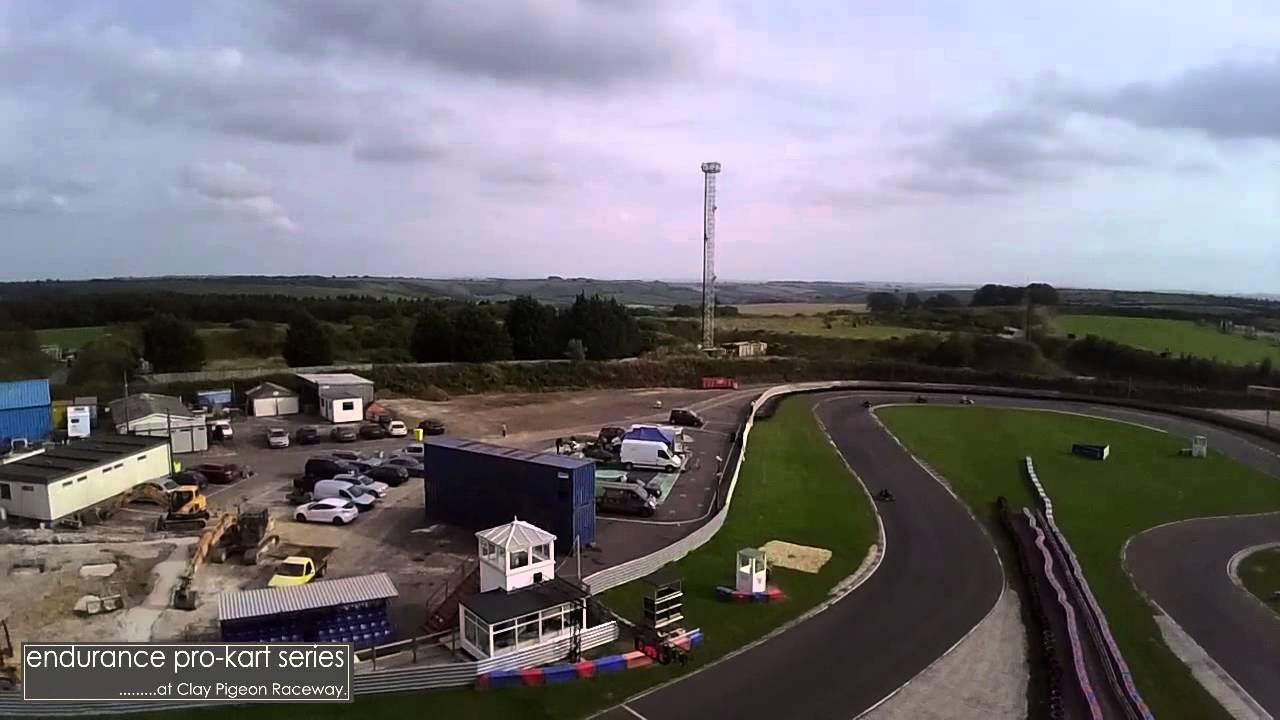 Arial footage of Round 6 of the Endurance Prokart Series
