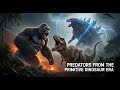 what if king kong and godzilla time travel time predators from the primitive dinosaur era attacked o
