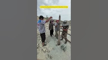 Carbon dioxide gas blasting used in bluestone mining #co2blasting #mining #co2rockblasting #blasting