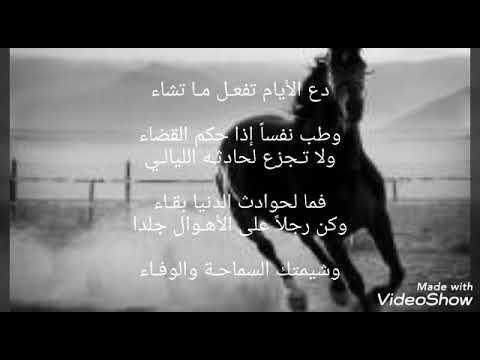 دع الايم تفعلو ما تشئو
