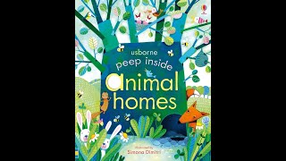 Peep Inside Animal Homes Usborne