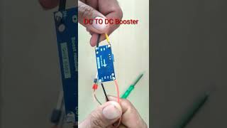 DC TO DC Step Up Booster Module 3.7 Volt To 40 V Boostyoutubeshorts bntechnicalwork shorts