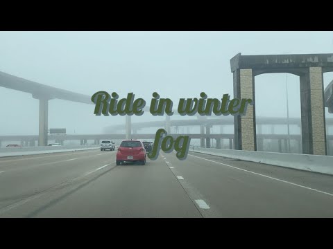 Ride in Winter Fog | Austin to Round Rock USA