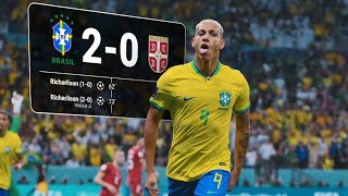 Brasil 🇧🇷 & 🇷🇸 Serbia / Fifa World Cup Qatar 2022 Brezilya Sırbistan Maç Özet Richarlison Neymar