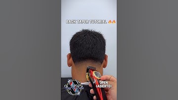 BACK TAPER FADE TUTORIAL 💈📚 FOR BEGINNER BARBERS‼️ 💇🏻‍♂️