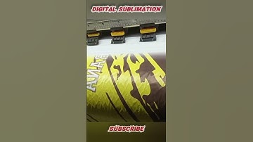 Thumbnail of Digital Sublimation Jersey Printing On #Fedar Printer | #lookmancreation #jersey #design