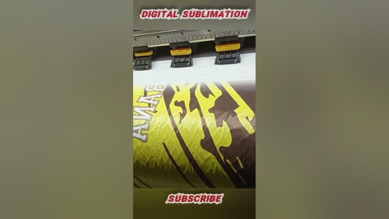 Digital Sublimation Jersey Printing On #Fedar Printer | #lookmancreation #jersey #design