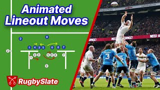 Rugby Lineout Moves - Animated Playbook - RugbySlate