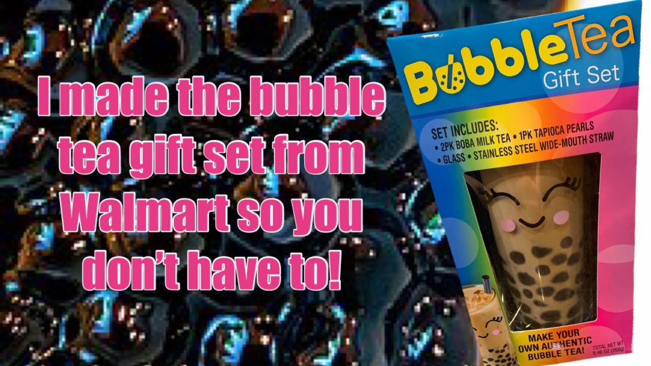 Walmart Bubble Tea Gift Set 