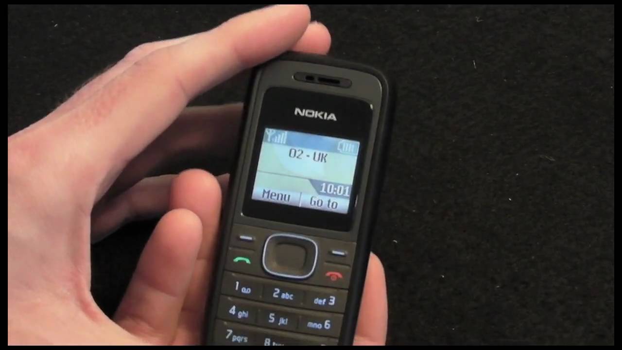 Nokia 1208 Mobile Phone Review - YouTube