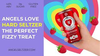Hard Seltzer Uk Taste Test The Virtuous Raspberry Flavour From Angels Love Hard Seltzer Fizzy Treat