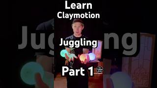 Learn to Juggle Claymotion Style 1/5 #juggling #coordination #tutorial #flowarts