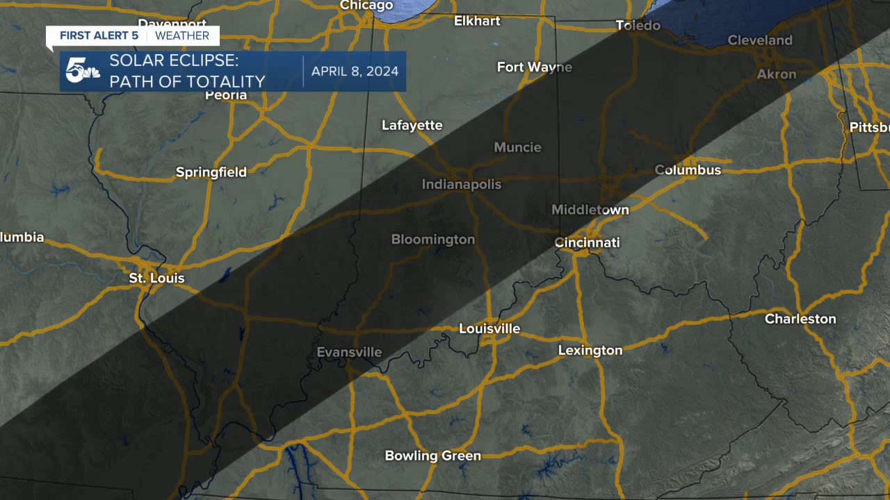 US Solar Eclipse 2024 Path of Totality YouTube