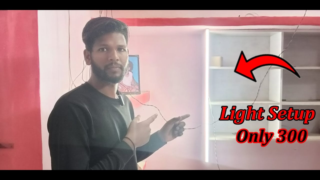 light setup for youtube videos only 300 | youtube video ke liye Best ...