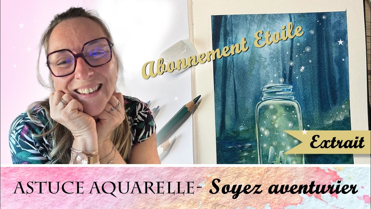 Astuce aquarelle : Un lavis pour révéler la Magie avec Virginie Lucas Vinnylu Création