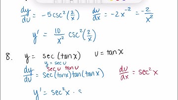 AP Calculus 4.1 Chain Rule part 1