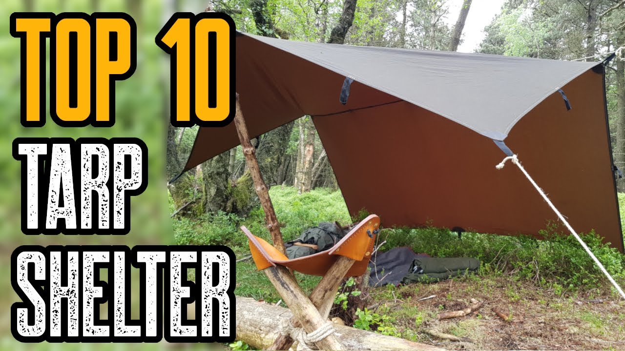 Een computer gebruiken Plantage Dezelfde Top 10 Best Camping & Bushcraft Tarps for Tarp Shelter - YouTube