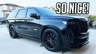 Modifying my new Escalade V. First mods add 100+hp!