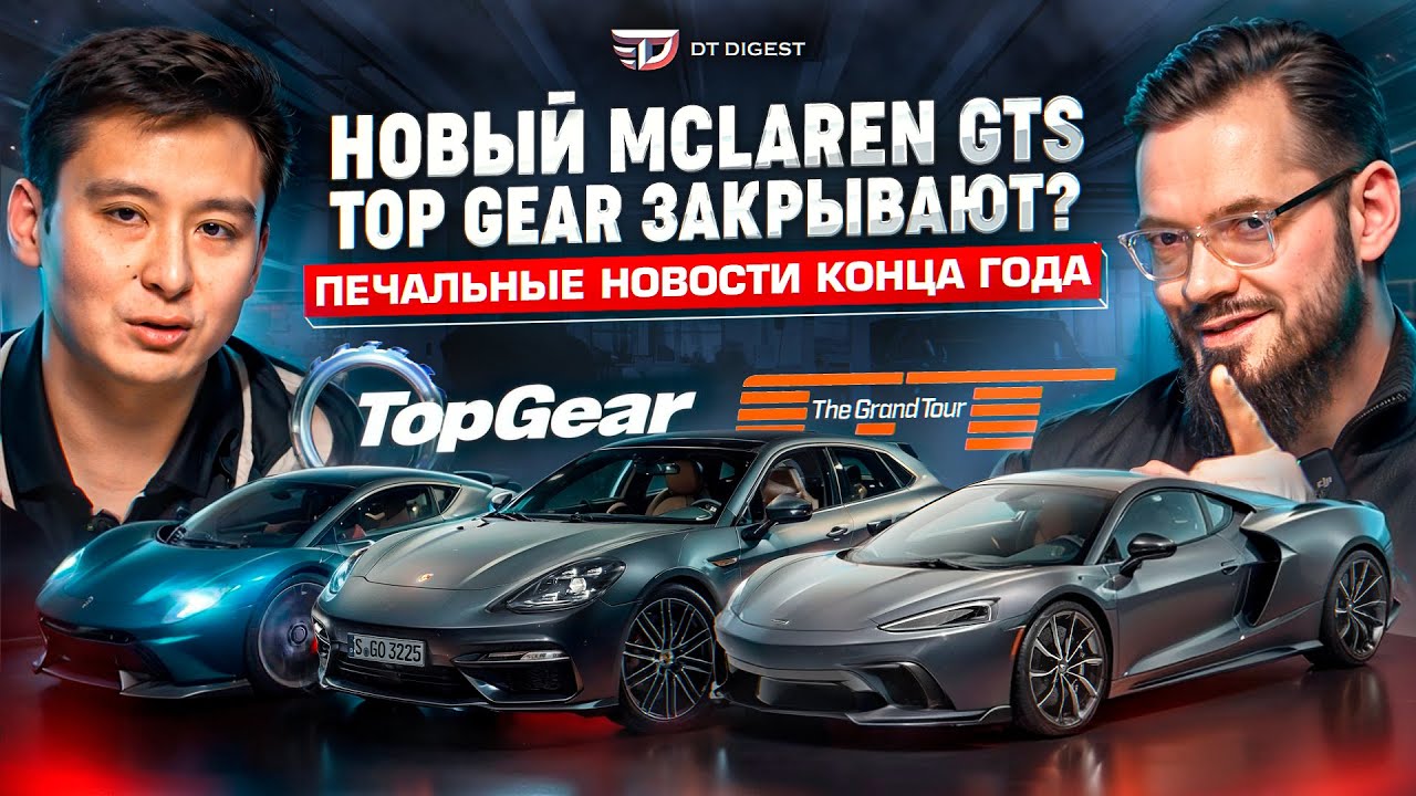 TOP GEAR ЗАКРЫВАЮТ?! Новый McLaren GTS. Революция от Lamborghini.