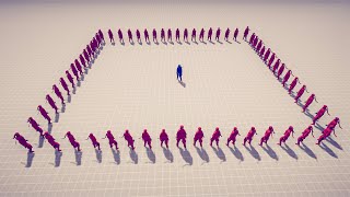 SQUARE  NINJA zone vs EVERY UNIT - Totally Accurate Battle Simulator | TABS screenshot 1