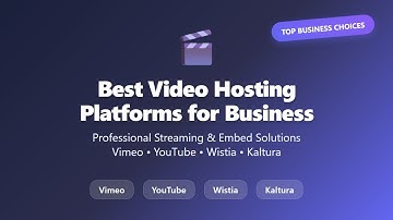 Best Video Hosting Platforms for Business 2025