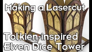 Lasercut Elven Dice Tower