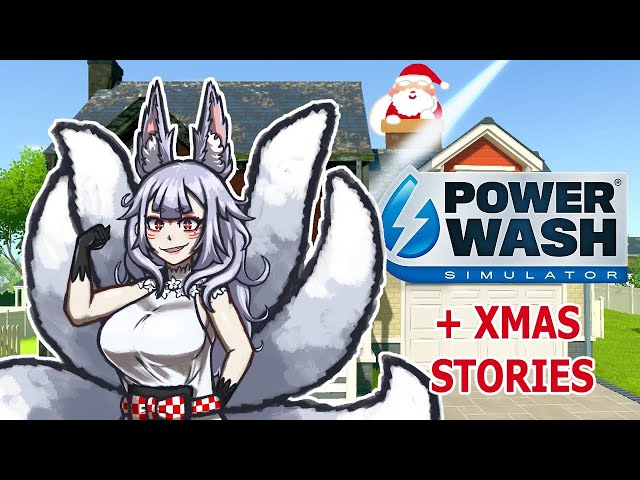 【POWERWASH SIMULATOR】WASHIN' AND CHRISTMAS STORIES【NIJISANJI EN | Nina Kosaka】のサムネイル