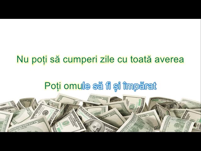 Banii si puterea - Nicu Paleru & Stana Izbasa | Karaoke class=