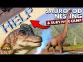 Mini sorna ep 6 sauropods  survivors  jurassic world evolution 2 abandoned park build