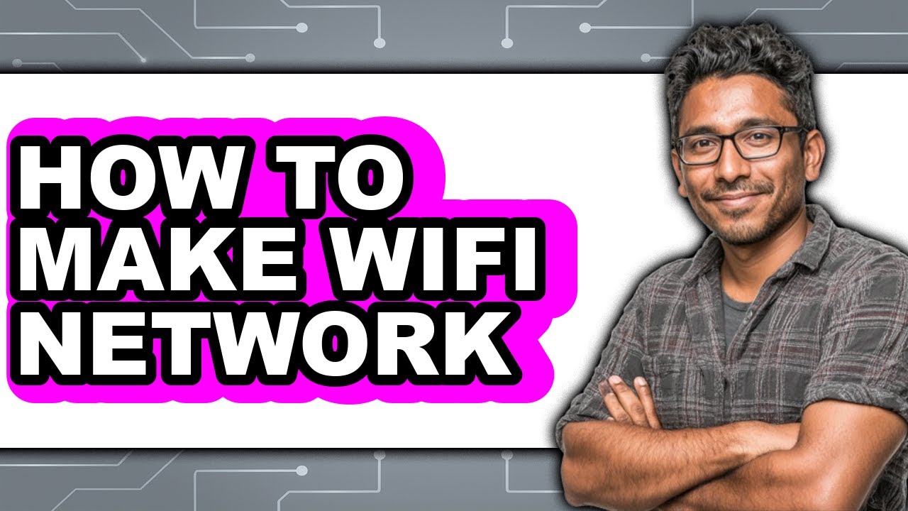 How to Make Wifi Network (easy Method) - YouTube