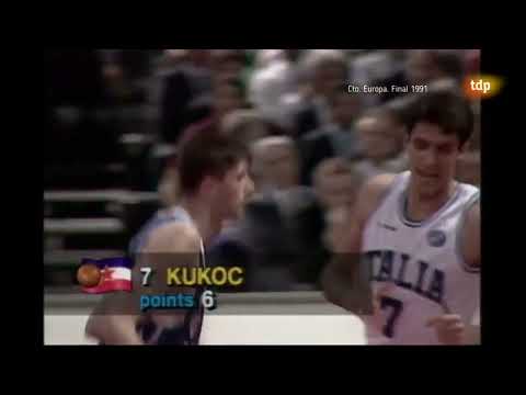 Toni Kukoc 1991 Eurobasket Final Italy - Yugoslavia
