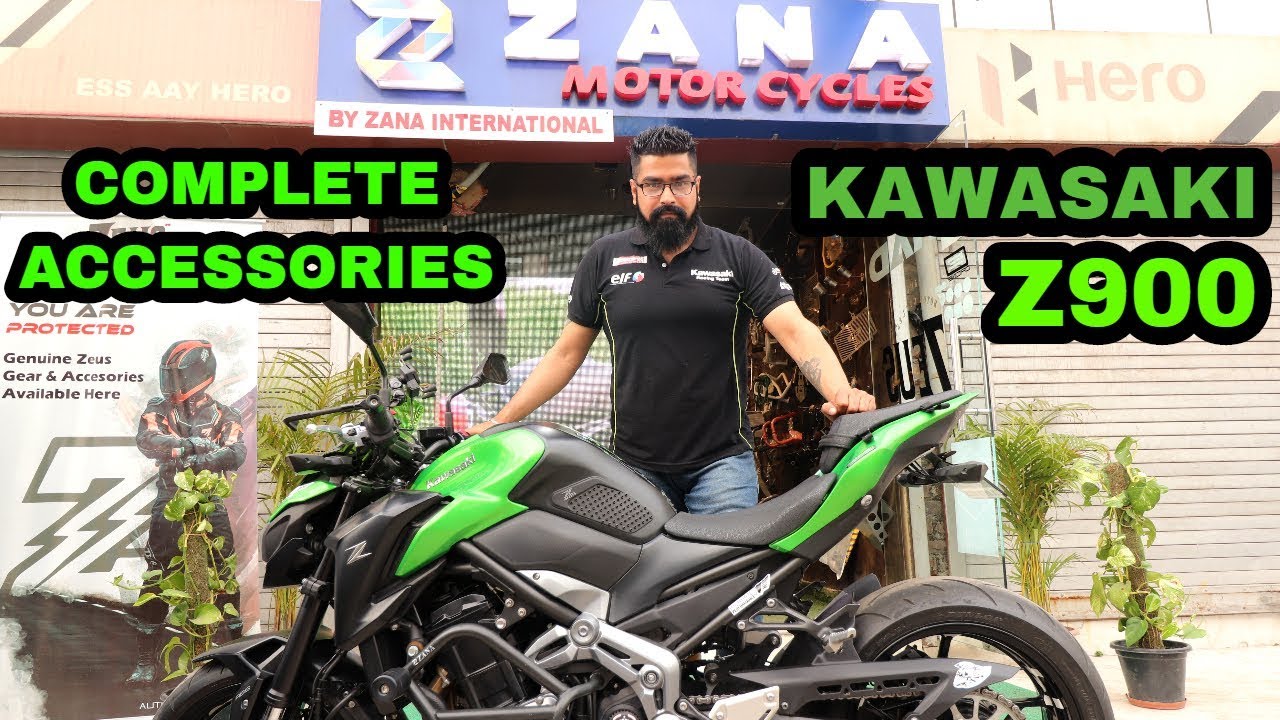 Kawasaki Z900 Modification Exhaust Frame Sliders Crash Guard Zana Motorcycle Born Creator Youtube