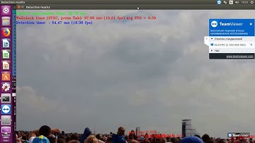 Yolov3-tiny 1 x MyriadX - sync - 9.5 FPS