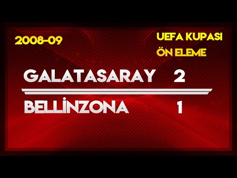 Galatasaray 2 - 1 Bellinzona | 2008-09 UEFA KUPASI Ön Eleme