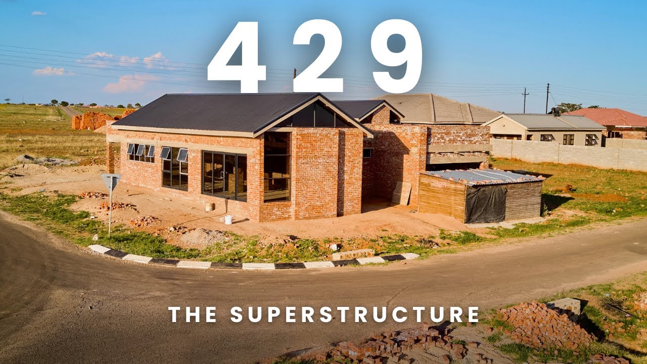 Building in Zimbabwe: EP09 - It sure does look like a house now. The penultimate episode