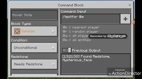Minecraft how to use the testfor command